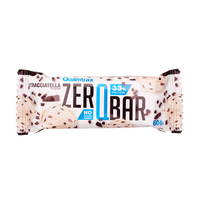 Barrita Zero QBar envase de 60g de la marca Quamtrax suplemento de barritas de proteinas