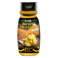 Salsa de Miel y Mostaza 0% envase de 305ml de la marca Servivita (Salsas Saladas Sin Calorias)