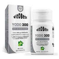 Yodo 300 de 60 cápsulas vegetales en la sección de minerales de VitoBest
