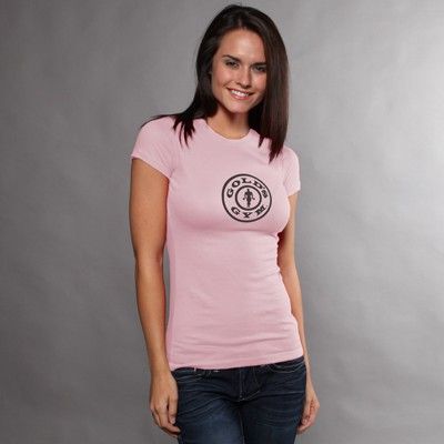 T-shirt simple pour fille avec logo Gold's Gym - Gold's Gym 0