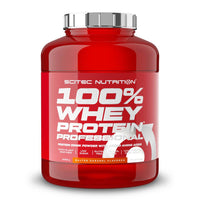 100% Whey Protein Professional presentación de 2350g hecho por Scitec Nutrition suplemento de proteina de suero whey
