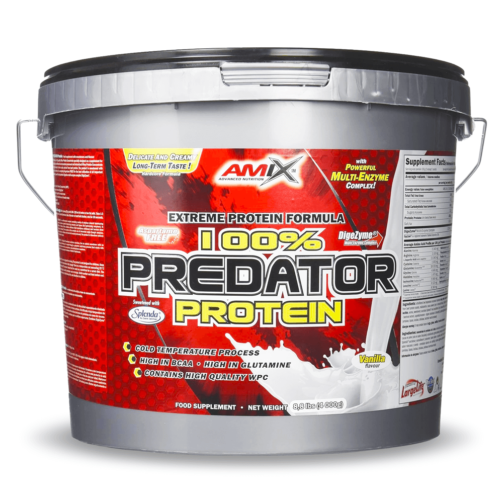 100% Predator Protein de 4kg de la categoría proteina de suero whey de Amix Nutrition