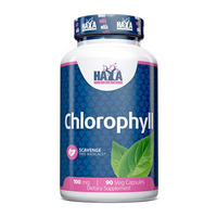 Clorofila 100mg en 90 cápsulas en la sección de antioxidantes hecho por Haya Labs