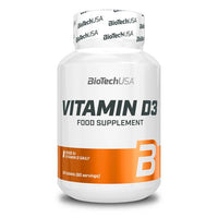 Vitamina D3 presentación de 60 tabletas por Biotech USA