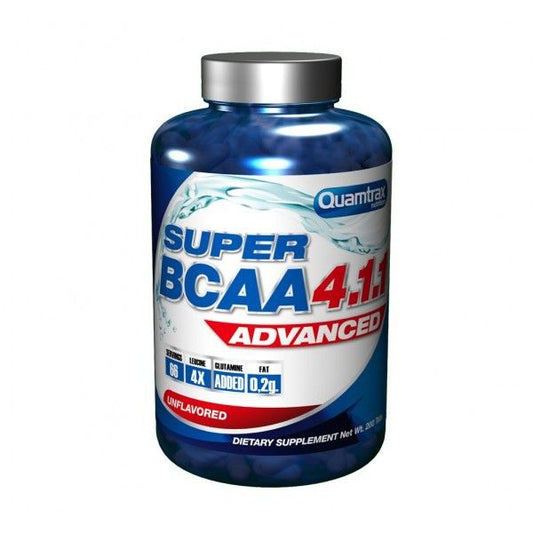 Quamtrax Super BCAA 4:1:1 Avancé de la marque Quamtrax dans la collection BCAA à chaîne ramifiée