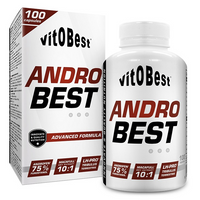 Androbest envase de 100 cápsulas de la marca VitoBest (Complejos Testosterona)