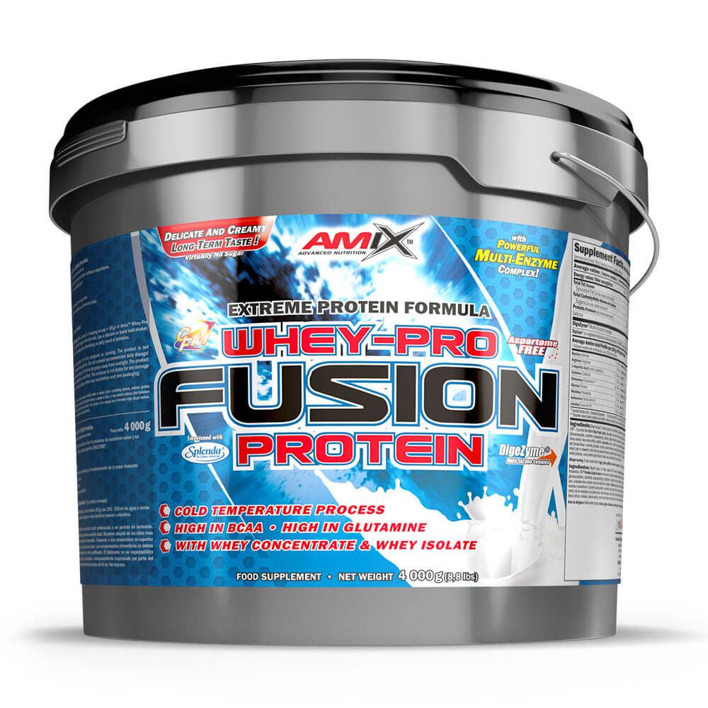 Whey Pro Fusion Protein en 4kg complemento alimenticio de proteina de suero whey del fabricante Amix Nutrition
