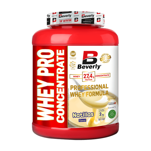 Whey Pro Concentrate presentación de 2kg - proteina de suero whey de la marca Beverly Nutrition
