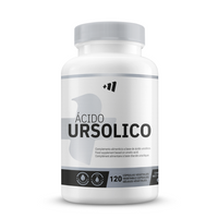 Ácido Ursólico presentación de 120 cápsulas vegetales de Masmusculo Supplements complemento alimenticio de mejora general