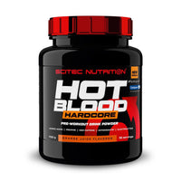 Hot Blood Hardcore de 700g de la marca Scitec Nutrition suplemento de la sección pre entreno