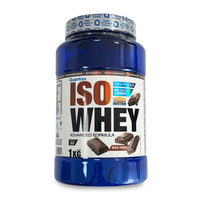 IsoWhey envase de 1kg por Quamtrax complemento alimenticio de proteína de aislado de suero isolate