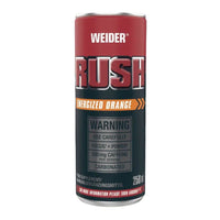 Rush RTD de 250ml hecho por Weider en la categoría pre entreno