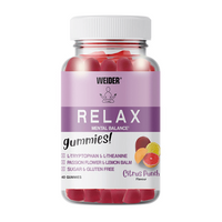 Relax Gummies envase de 40 gominolas complemento alimenticio de mejora del sueño del fabricante Weider