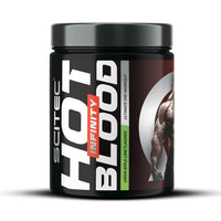 Hot Blood Infinity presentación de 350g de Scitec Nutrition complemento alimenticio de pre entreno