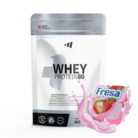 Whey Protein80 de 1kg en la categoría proteina de suero whey hecho por Masmusculo Supplements
