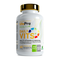 Daily Vits de 60 cápsulas veganas de LifePRO complemento alimenticio de complejos multivitaminicos