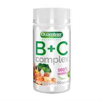 Complejo B+C envase de 60 cápsulas en la categoría vitaminas de la marca Quamtrax