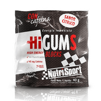 Higums Blocks con Cafeína envase de 40g en la categoría energéticos de la marca Nutrisport