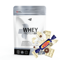 Whey Protein80 bote de 1kg hecho por Masmusculo Supplements suplemento de proteina de suero whey