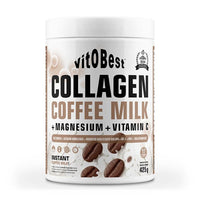 Colágeno Café con Leche+Magnesio+Vitamina C en 425g hecho por VitoBest