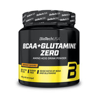 BCAA + Glutamine ZERO bote de 480g por Biotech USA en la categoría bcaa + glutamina