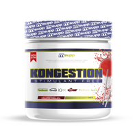 Kongestion Preworkout Sin Estimulantes envase de 320g suplemento de pre entreno sin estimulantes hecho por MM Supplements