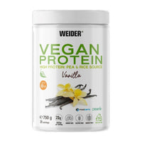 Vegan Protein bote de 750g de Weider en la categoría proteína vegetal y veganos