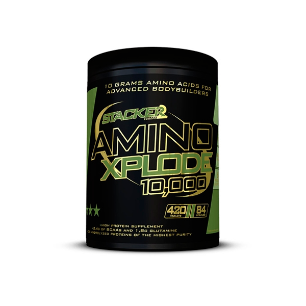 Amino Xplode 10.000 envase de 420 tabletas del fabricante Stacker Europe (Esenciales e Hidrolizados)