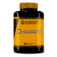 D-Aspartic en 120 tabletas - complejos testosterona de Scientiffic Nutrition