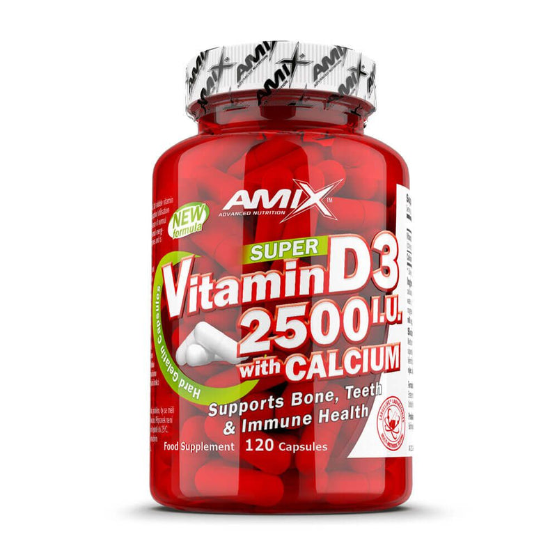 Vitamine D3 2500 UI + Calcium d'Amix Nutrition - Amix Nutrition 0