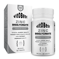 Zinc Bisglicinato de 50 cápsulas vegetales del fabricante VitoBest (Minerales)