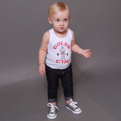 T-shirt de gym Gold S Gym Classic Joe Baby - Gold's Gym 2