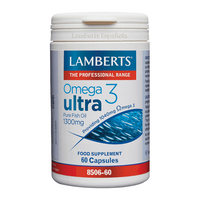 Omega 3 Ultra en 60 cápsulas de la categoría fuente animal de la marca Lamberts