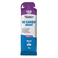 Gel Hi Carbo Boost Gel con Cafeína de 76g en la sección de energéticos hecho por Victory Endurance