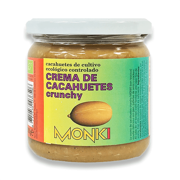 Crema de Cacahuete de 330g del fabricante Monki (Cremas de Cacahuete)