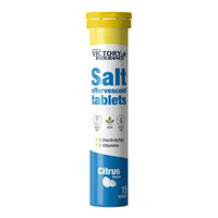 Salt Effervescent en sales minerales efervescentes complemento alimenticio de hidratación hecho por Victory Endurance