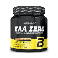 EAA Zero en 350g en la sección de esenciales e hidrolizados hecho por Biotech USA