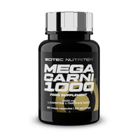 Mega Carni 1000mg bote de 60 mega cápsulas suplemento de l-carnitina de Scitec Nutrition