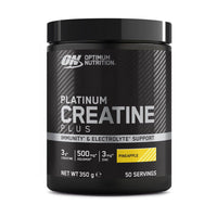 Platinum Creatine Plus bote de 350g hecho por Optimum Nutrition complemento alimenticio de creatina monohidrato