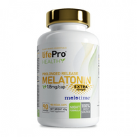 Prolonged Release Melatonin presentación de 90 cápsulas veganas de LifePRO en la sección de mejora del sueño