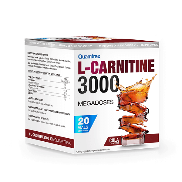 L-Carnitine 3000 en flacons Quamtrax - Quamtrax 0