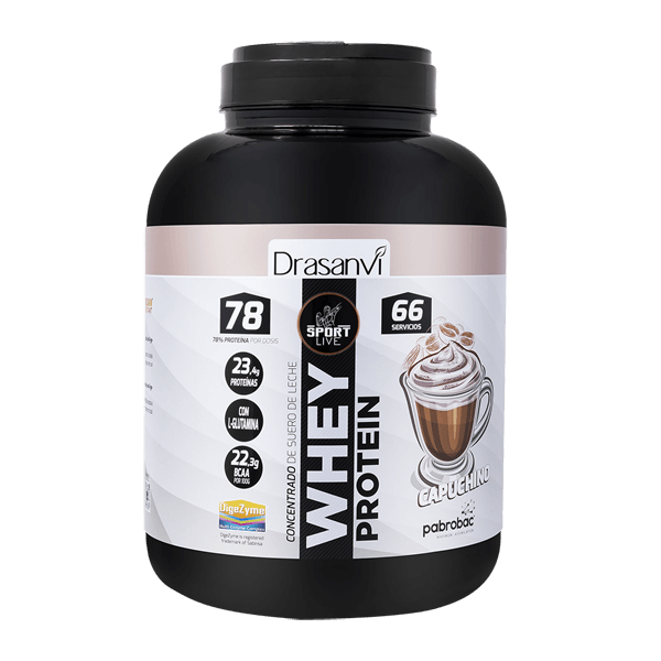 Whey Protein presentaciÃ³n de 2kg suplemento de proteina de suero whey hecho por Drasanvi
