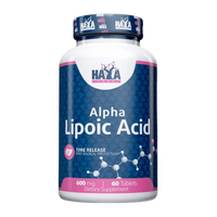 Ácido Alfa Lipoico envase de liberación sostenida 600mg en la categoría antioxidantes por Haya Labs
