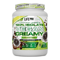 100% Isolate Vegan Creamy envase de 1kg de LifePRO en la sección de proteína vegetal y veganos