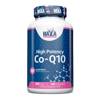 CO-Q10 de Alto Grado 100mg bote de 60 cápsulas vegetales de Haya Labs de la sección sistema circulatorio