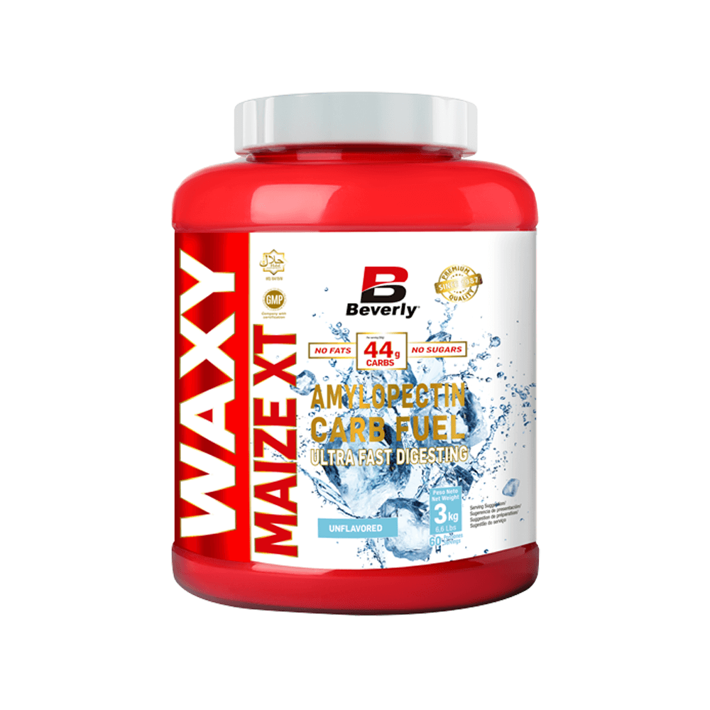 Waxy Maize XT envase de 3kg de la marca Beverly Nutrition (Amilopectina)