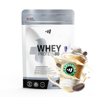 Whey Protein80 en 500g de la marca Masmusculo Supplements complemento alimenticio de proteina de suero whey