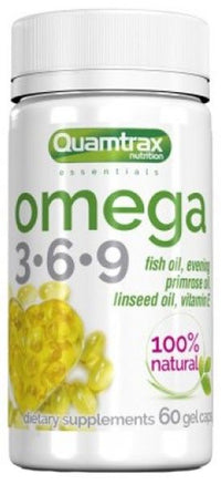 Omega 3-6-9 de 60 softgels del fabricante Quamtrax Essentials (Fuente Animal)