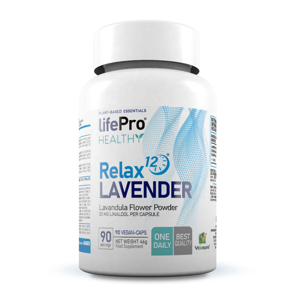 Relax Lavender presentación de 90 cápsulas veganas en la sección de anti-estrés de LifePRO