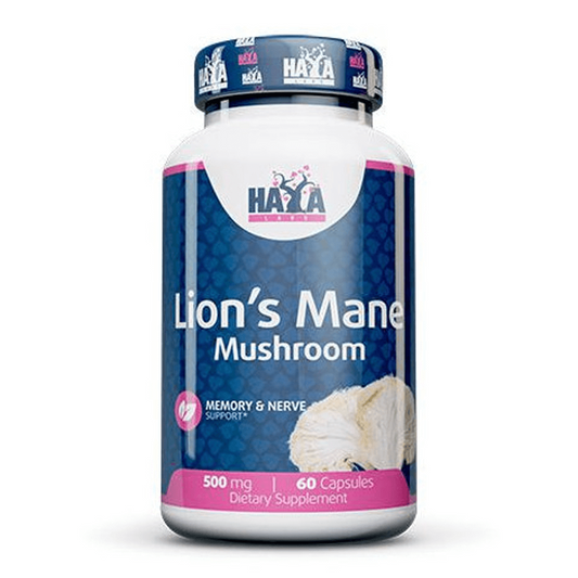 Champignon à crinière de lion 500 mg de Haya Labs de la marque Haya Labs dans la collection Concentration-Mémoire